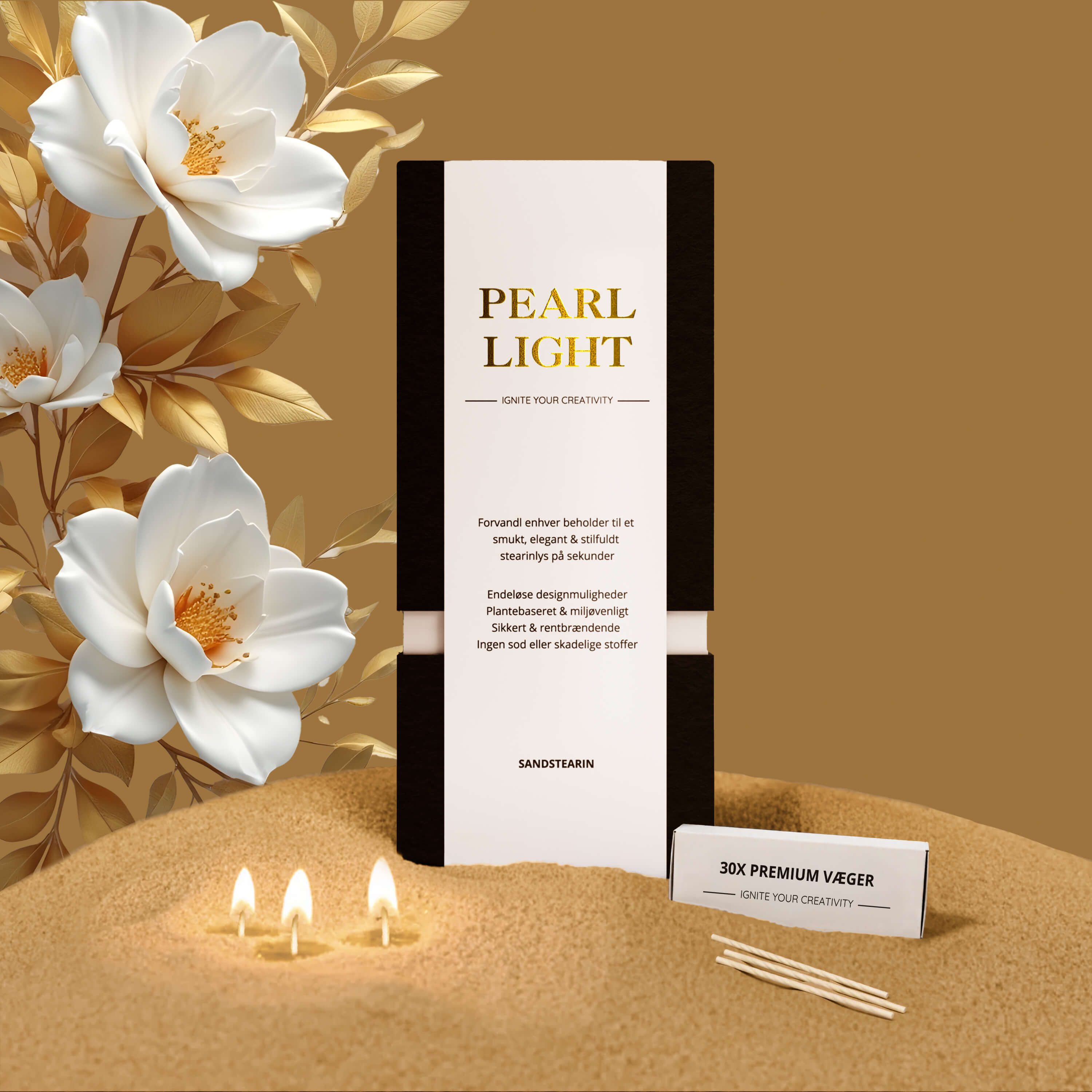 Pearl Light Sand Candle™