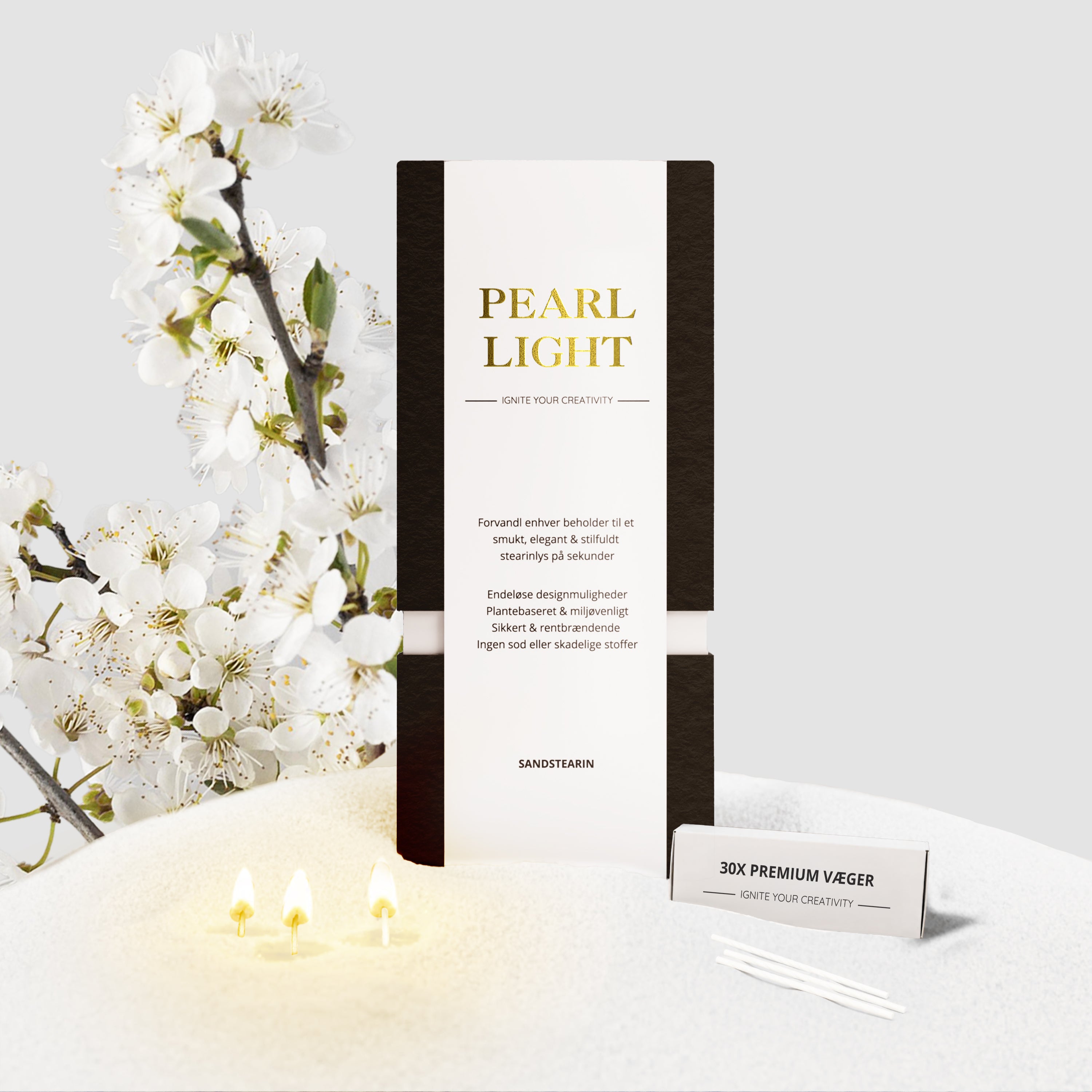 Pearl Light Sand Candle™