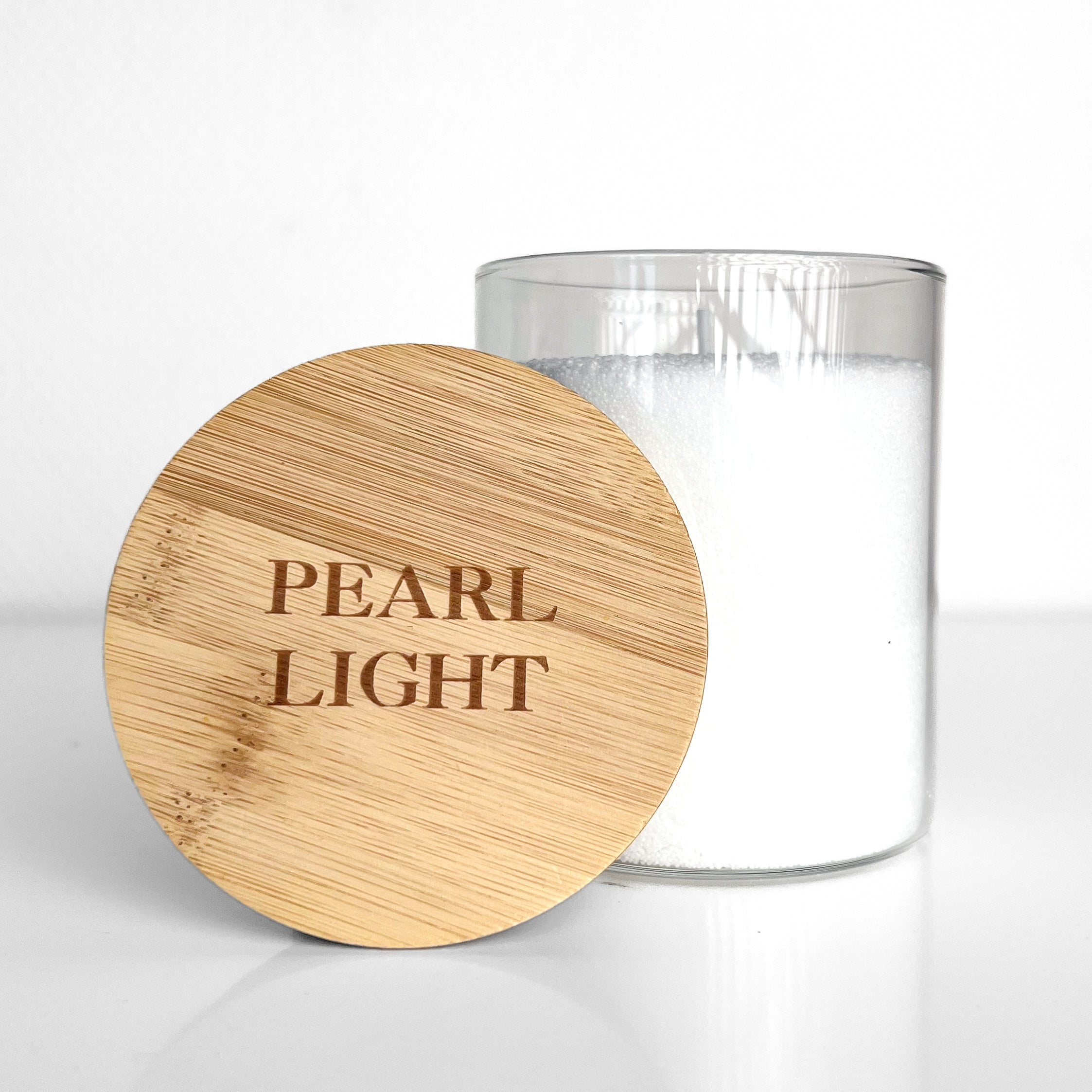 Gratis Glasvase m. Graveret Trælåg