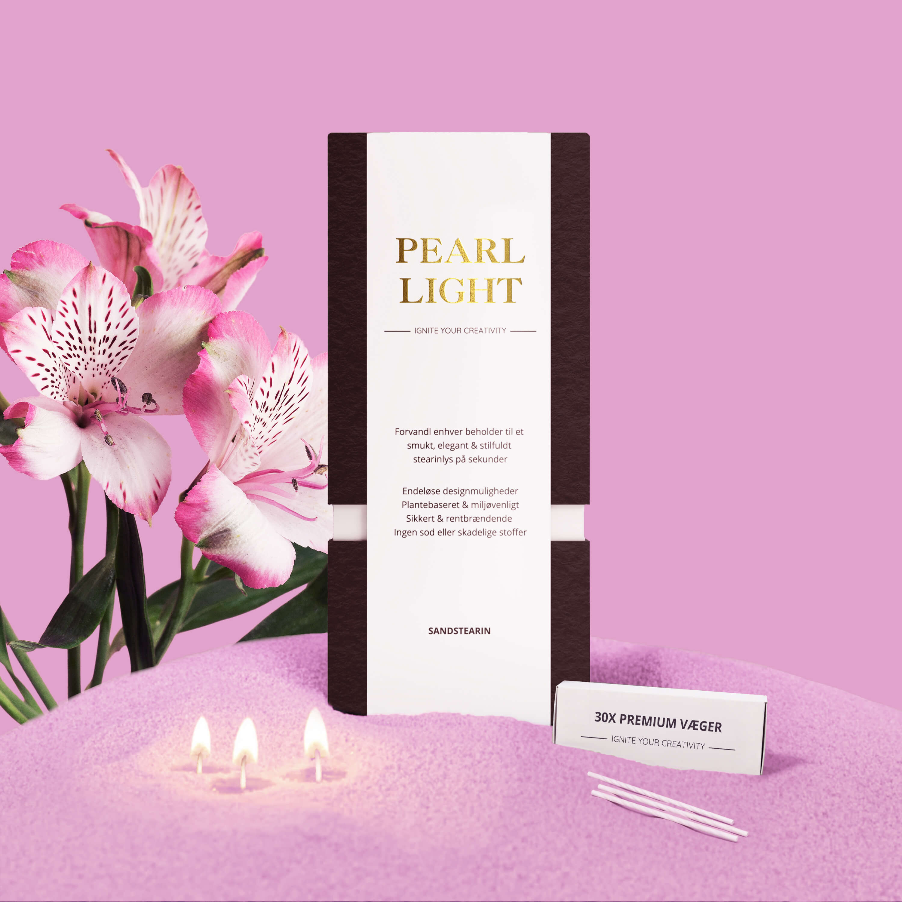 Pearl Light Sand Candle™